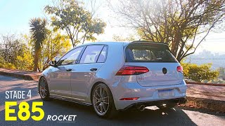 GTI MK75 STAGE 4 E85 434WHP 64KGFM [upl. by Nwahsauq]