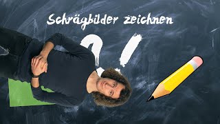 Schrägbilder zeichnen  Geometrie  einfach erklärt [upl. by Volkan]