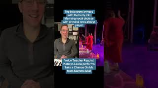 Voice Teacher Reacts Katelyn Lauria performs Take a Chance on Me form Mamma Mia [upl. by Pius]