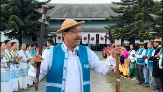 Traditional Galo Donyi Polo Ponu led by Mogi Ori a revered priest from the Galo community [upl. by Jacquelin282]