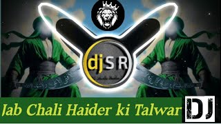 jab Chali Haider ki Talwar dj song Muslim and attitude Nara  moharam dj 🥵💪 [upl. by Ernald950]