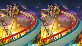 3D Roller Coasters Collection 998 VR Videos 3D SBS Google Cardboard VR Experience VR Box VRCoaster [upl. by Ulises]