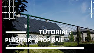 How to install Plasitor with top rail  Betafence [upl. by Thamora178]