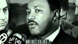 Martin Luther King reacts to the Assassination of Malcolm X [upl. by Nylauqcaj774]