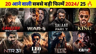 20 Upcoming Biggest Movies 2025  Upcoming South amp Bollywood Movies List 2025  War 2 [upl. by Anetta]