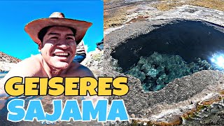 Conociendo los GEISERES DEL PARQUE NACIONAL SAJAMA 🇧🇴🏔️ [upl. by Jilli]