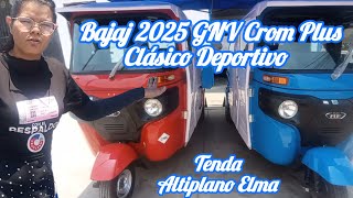 TORITO BAJAJ GNV 2025 CROM PLUS EN FIBRA CLASICO EQUIPADO tienda ALTIPLANO ELMA [upl. by Zetes]