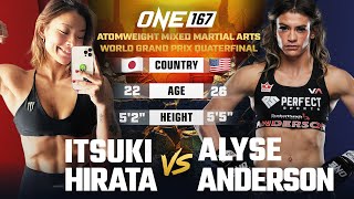 Women’s MMA Firefight 🔥 Itsuki Hirata vs Alyse Anderson  Full Fight [upl. by Herzel]