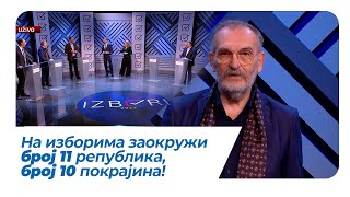 N1 DEBATA  Siniša Kovačević Zaokruži 11 na republičkim i 10 na pokrajinskim izborima [upl. by Ziom]