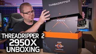 ITS HERE  Threadripper 2 2950X Reviewers Kit Unboxing [upl. by Lenaj194]