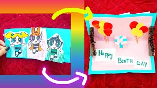 DIY Birthday Card  Birthday Cards Making For Kids  Paper Crafts  Teachers Day Cards [upl. by Jones]