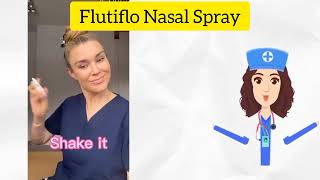 Flutiflo Nasal Spray Uses and Side Effects Full information in Hindi Fluticasone [upl. by Ezalb360]