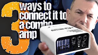 3 WAYS to connect the CAPTOR X to a COMBO AMP or any amp [upl. by Amuwkuhc]