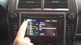 How to set your favorite radio stations on Toyotas Display Audio system [upl. by Pascia]