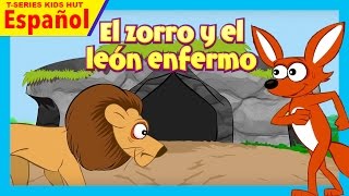 El zorro y el león enfermo  historias español  cuentos para niños [upl. by Libnah772]