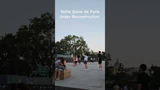 Notre Dame de Paris under Reconstruction after the fire paris paris2024 [upl. by Airalednac]