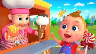 The Muffin Man  Amazing Food Cart  Super Sumo Nursery Rhymes amp Kids Songs [upl. by Neffirg]