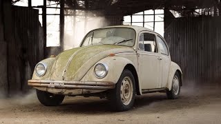 BARN FIND First Start for Abandoned VW Beetle In Decades  RESTORED [upl. by Reckford]