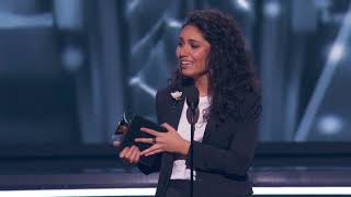 Alessia Cara Wins Best New Artist  Acceptance Speech  60th GRAMMYs [upl. by Latsryc417]