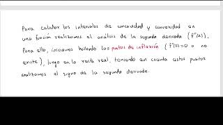 35 Intervalos de concavidad y convexidad en una función real Puntos de inflexión [upl. by Baruch500]