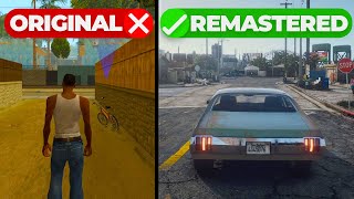 I Remastered 😱 GTA Sanandreas With Mods In 2023  Better Than GTA V   Mega Comparison [upl. by Larentia]