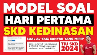 SOAL TIU SKD CPNS DAN KEDINASAN 2024 BERDASARKAN PENGALAMAN PESERTA HARI PERTAMA [upl. by Rochelle814]