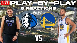 Dallas Mavericks vs Golden State Warriors  Live PlayByPlay amp Reactions [upl. by Oidale]