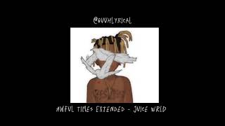 Juice WRLD  Awful Times Extended Acapella [upl. by Mcdowell276]