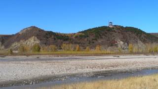 Yalu River Near Hoeryong Ferry At The Border Between China And North Korea [upl. by Weirick]