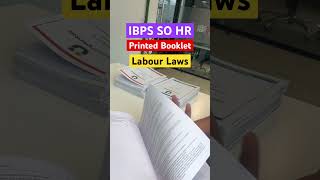 Concise booklets for IBPS SO HR Call now ibps ibpsso ibpssohr [upl. by Nehemiah]