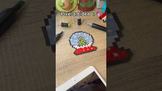 Pixel art idea 🎄🔮 art pixelartist pixelartideas christmas [upl. by Isaac629]