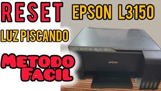 Luz Piscando Como resetar Impressora Epson L3150 Gratis [upl. by Africah]