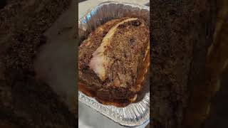 Cooking perfect prime rib roast beef shorts [upl. by Repsihw804]