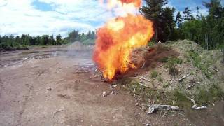 Paint Can Explosion Filmed With GoPro [upl. by Krueger]