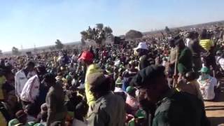 Zimbabwe President Robert Mugabe addresses Zanu PF rally in [upl. by Kreg]