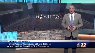 Tanger Center issues warning about fraudulent Hamilton ticket sales [upl. by Releyks]