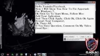 How To Fix Appcrash For Windows 7 [upl. by Irek]