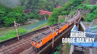 Riding Japans most fascinating and admired train the quotKurobe Gorge Railwayquot Tokyo to Toyama [upl. by Shimkus]