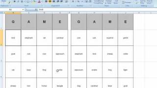 Bingo Card Generator  Microsoft Excel [upl. by Bronder412]