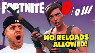 🔴 Fortnite No Reloads Allowed – Can We Survive Without Reloading [upl. by Eixam]