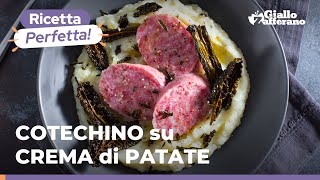 COTECHINO su CREMA di PATATE una ricetta originale sfiziosa e facilissima che stupirà tutti ✨🎇 [upl. by Ringler368]