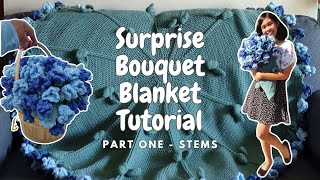 How To Crochet A Flower Blanket For Beginners  Easy Blanket Tutorial for Beginners [upl. by Hsuk]