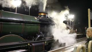 No 7802 Clun Castle At Whitlocks End Station with The Polar Express [upl. by Noelle]