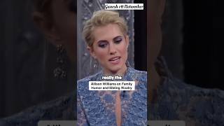 Allison Williams On Family Humor And Sibling Rivalry allisonwilliams shorts viral trending [upl. by Sibylle]