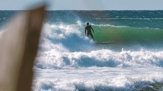 New England Surfing The Windy Day  October Surf Pt 23 [upl. by Vanda190]