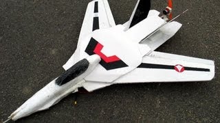 RC Macross VF1 DIY foam plane [upl. by Tireb205]