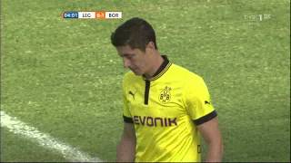 Legia Warszawa  Borussia Dortmund 01 gol Lewandowskiego [upl. by Marsh]