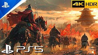 MONGOL INVASION PS5 Realistic ULTRA Graphics Gameplay 4K60FPS Ghost of Tsushima [upl. by Lehcnom]