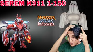 K911 Level 1150 Monster Legends INDONESIA [upl. by Halian]