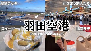 飛行機乗らない✈️羽田空港観光空港グルメとお土産を楽しむ各ターミナルごとに展望デッキで飛行機を愛でる【40代夫婦】 [upl. by Dupin]